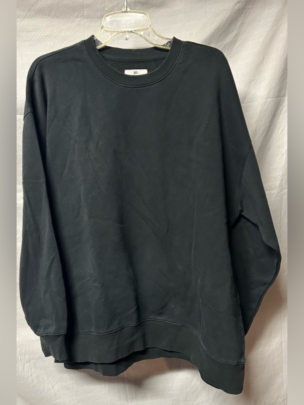 bp Men's Black Crewneck Sweatshirt